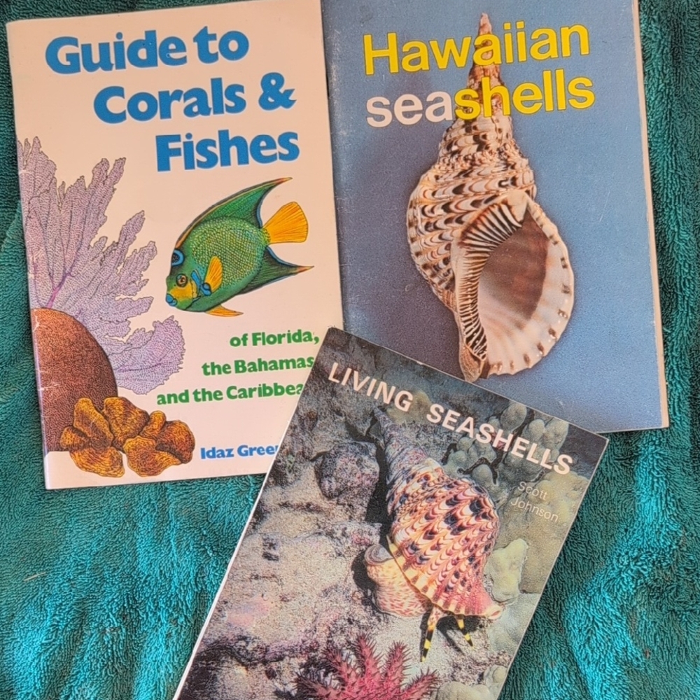 Set of Three Marine Life Books